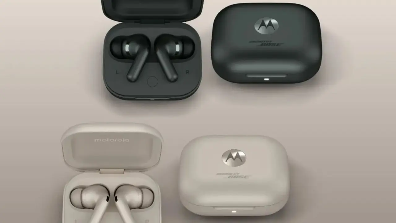 Los audífonos Motorola Moto Buds Plus salieron disponibles en dos colores; gris y negro. Foto: Cortesía