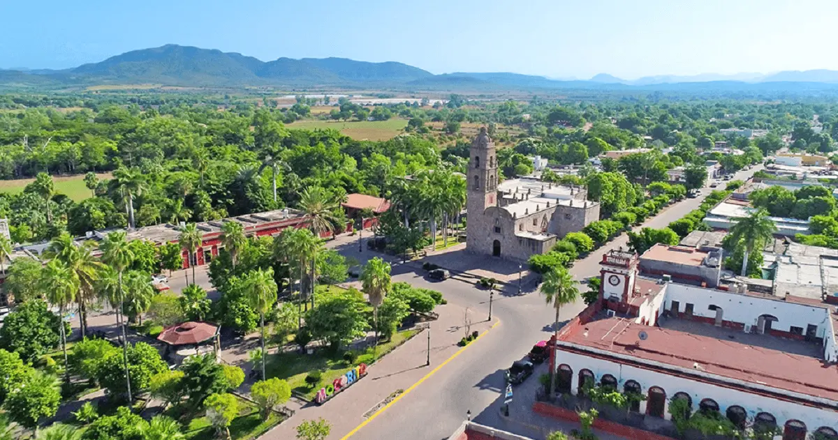 Vista aérea de Mocorito, Sinaloa. Foto: Gob. de México