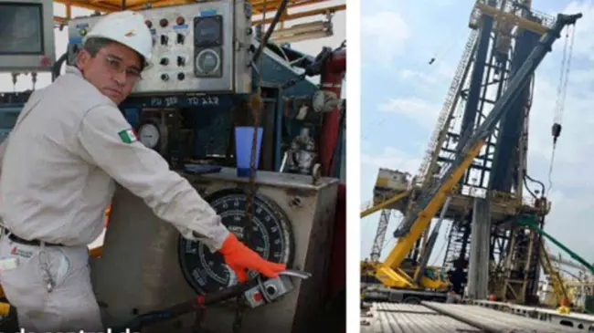 Trabajadores de Pemex.