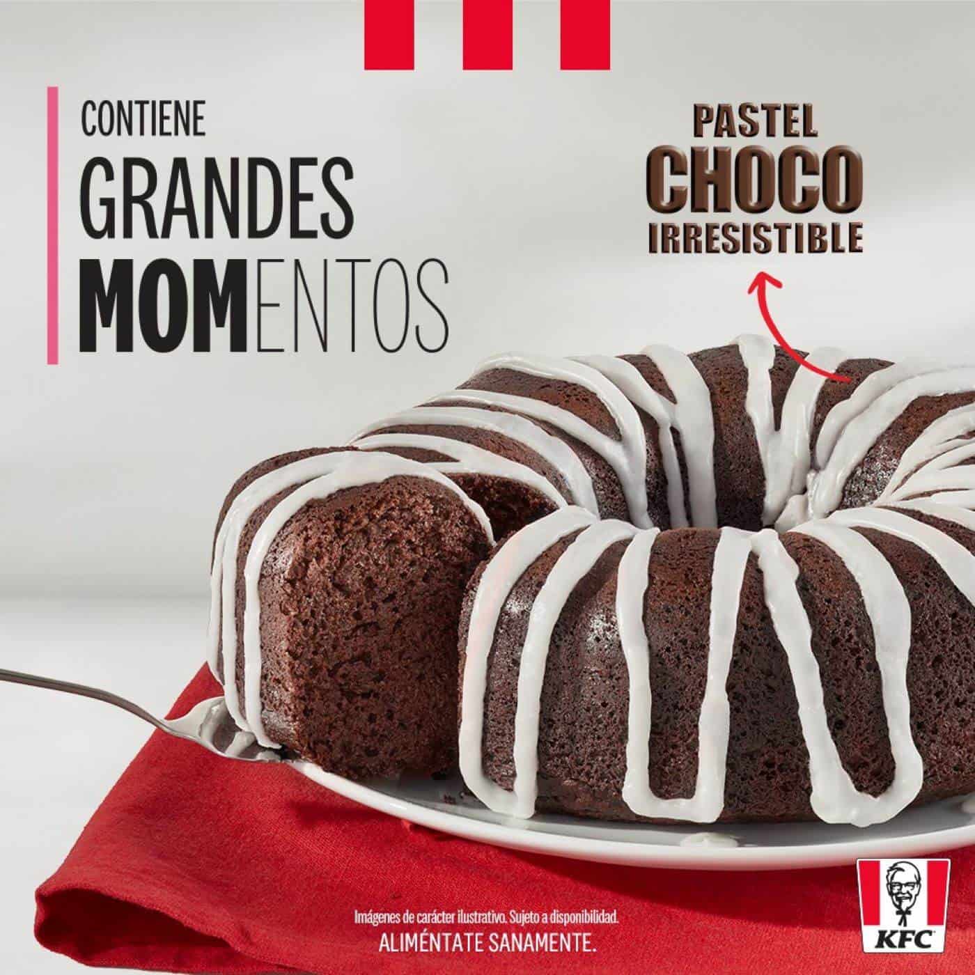 Pastel de los combos de KFC para el Día de las Madres 