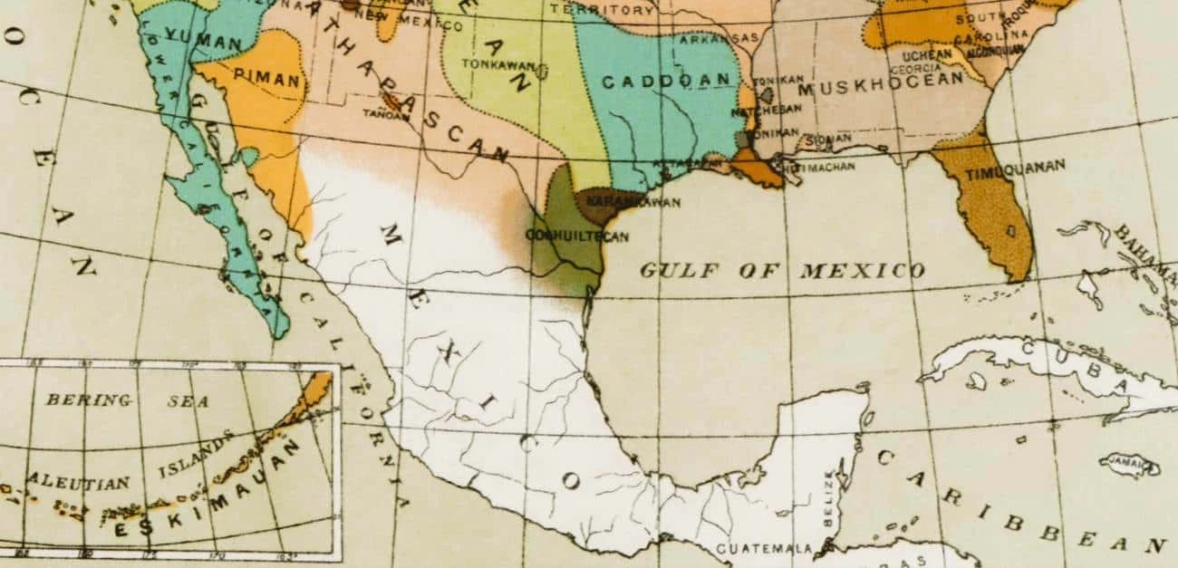 Mapa de México.