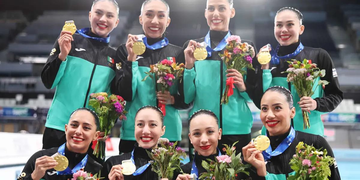 La selección mexicana de natación artística consigue oro gracias a innovadora corografía |Imagen: @WorldAquatics