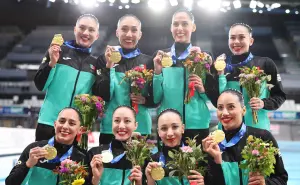 ¡Orgullo nacional! Selección mexicana de natación artística consigue oro en campeonato mundial