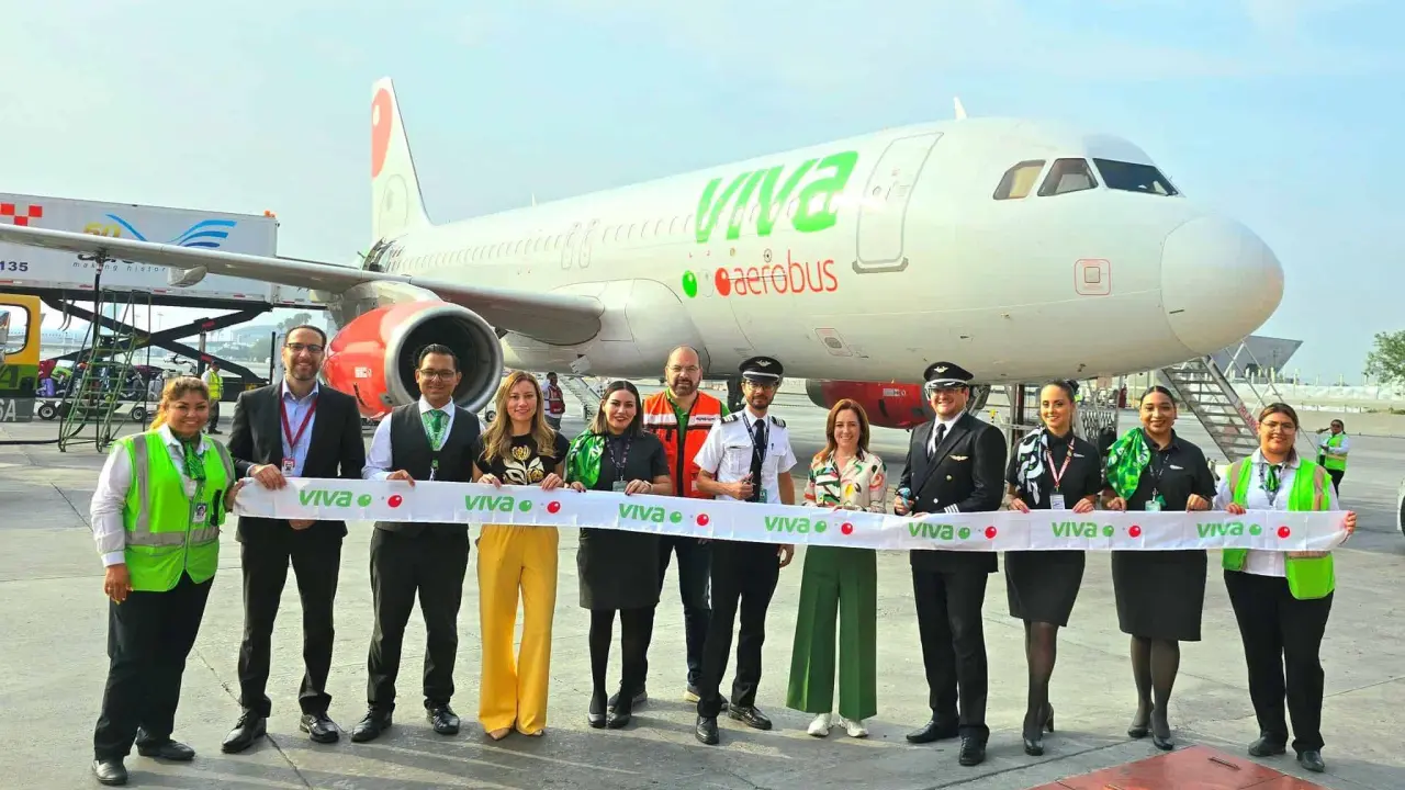 Viva Aerobus inicia con los vuelos Monterrey - Orlando, que usará parte de los aviones más nuevos de su flotilla. Foto: Cortesía