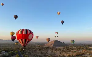 Vuelo en globo en Teotihuacán desde Ciudad de México