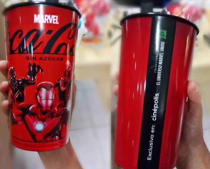 Cinépolis lanza vasos de Marvel en colaboración con Coca Cola; precio