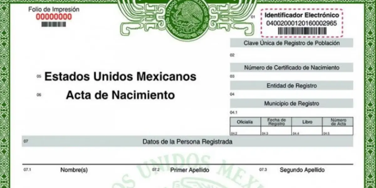 Te explicamos cómo corregir tu acta de nacimiento y CURP en línea. Imagen: Cortesía