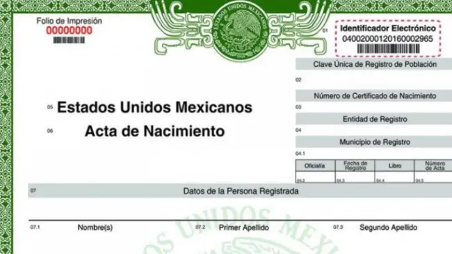Te explicamos cómo corregir tu acta de nacimiento y CURP en línea. Imagen: Cortesía