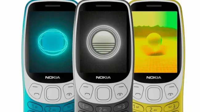 Regresa el celular Nokia 3210 con un diseño colorido, buscando complacer a los usuarios que buscan un equipo sencillo. Foto: Cortesía