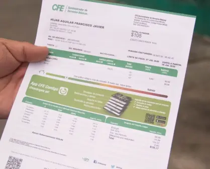 CFE: ¿quiénes pagarían menos de 100 pesos en su recibo de luz de julio?