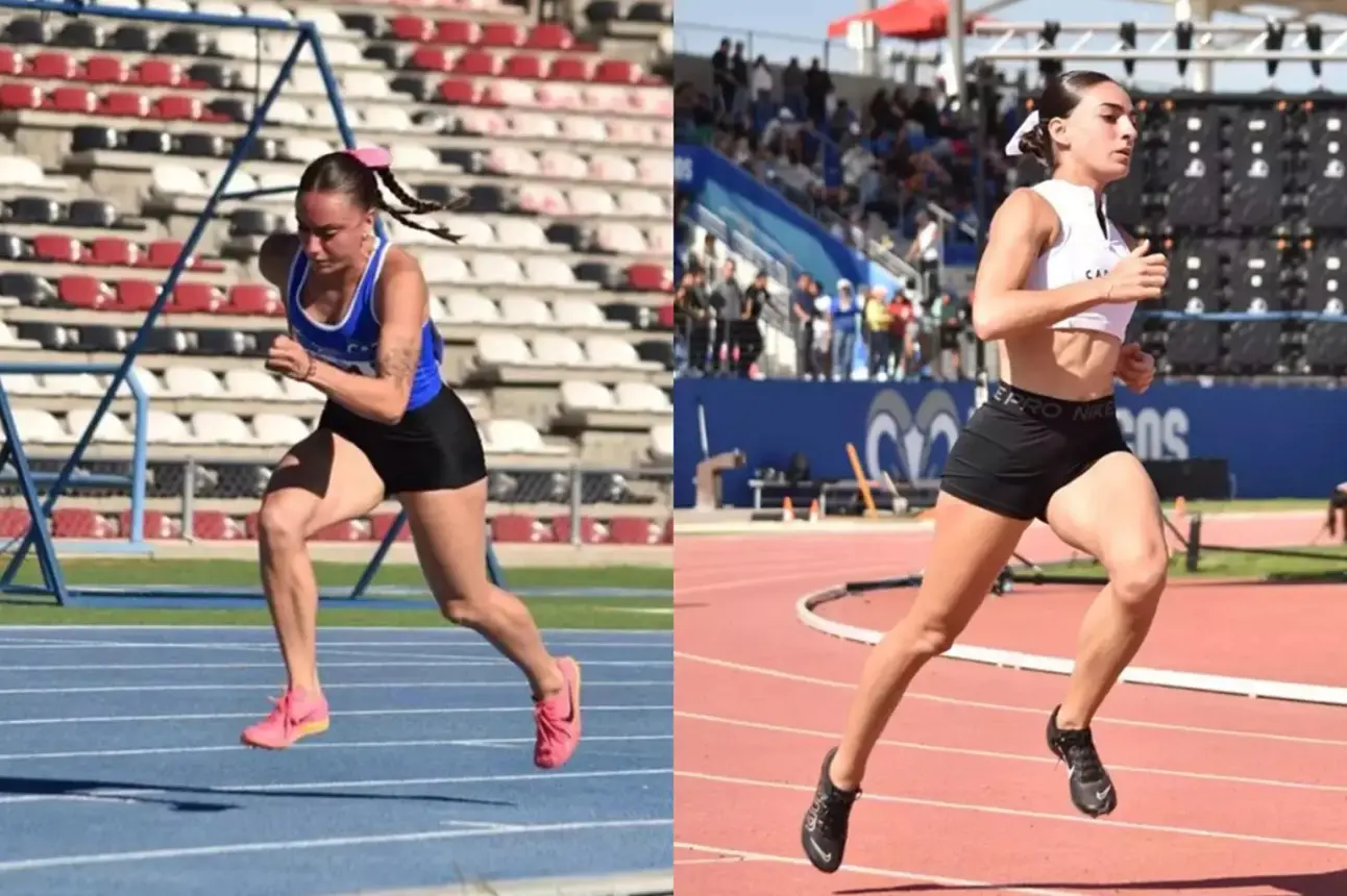 Atletas Sofia Pineda y Mariana Gancedo. Foto Revista Conecta
