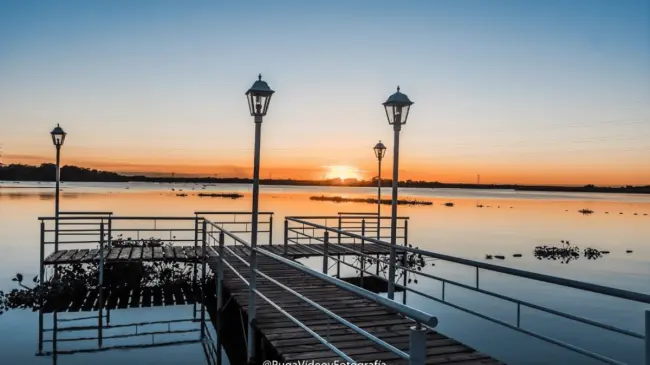 Parque Fray Andrés de Olmos, el lugar ideal para contemplar atardeceres en Tampico. Foto Puga video y fotografía