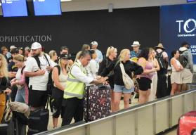 Aumenta la llegada de turistas internacionales vía aérea a México