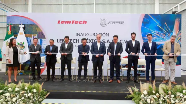 La planta de LemTech en Querétaro, proyecta generar aproximadamente 90 nuevos empleos para finales del 2024 en el Estado- Foto: Cortesía