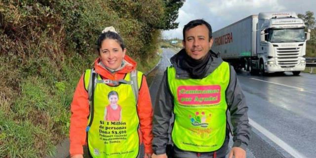 Amor de madre: Camila caminó más de 1,300 km en Chile para conseguir el medicamento de su hijo