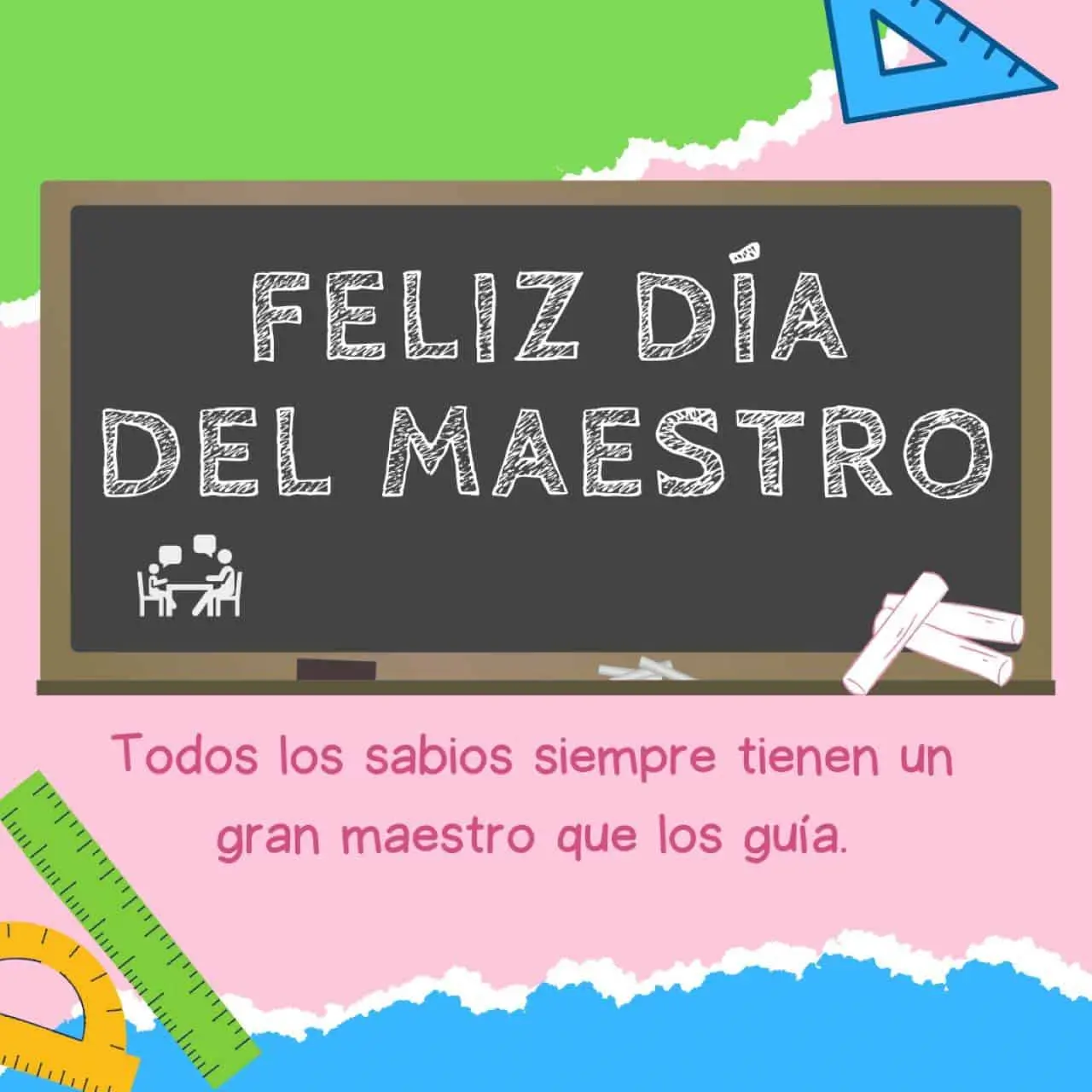 Manda una felicitación a tu profesor profesora favorito, este 15 de mayo. Foto: Canva