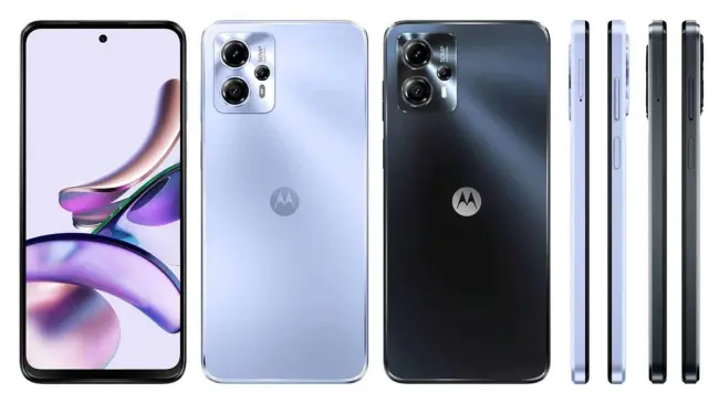 El celular Motorola Moto G13 incluye altavoces estéreo y tiene descuento en Amazon por el Hot Sale. Foto: Cortesía