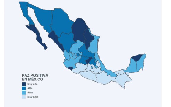 Sinaloa en los primeros 5 lugares de Paz Positiva en México: Índice de Paz México