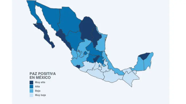 Sinaloa en los 5 estados con mayor Paz Positiva en México según el Instituto para la Economía y la Paz