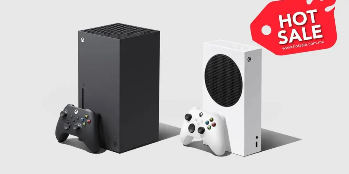 La Xbox Series X a la izquierda, y la Xbox Series S a la derecha. Foto: Microsoft