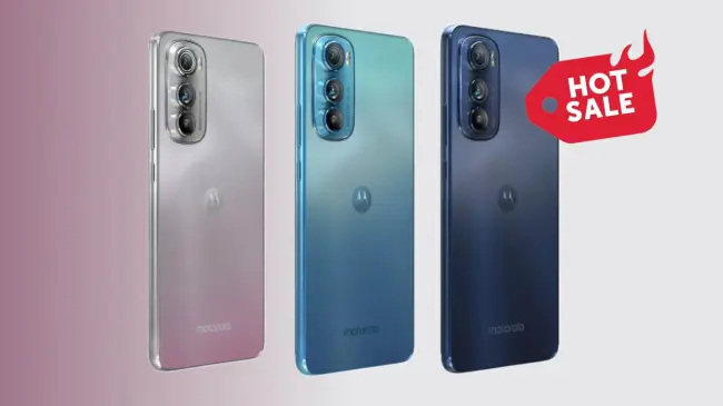 El Motorola Moto Edge 30 trae altavoces estéreo, el cual está en liquidación. Foto: Cortesía