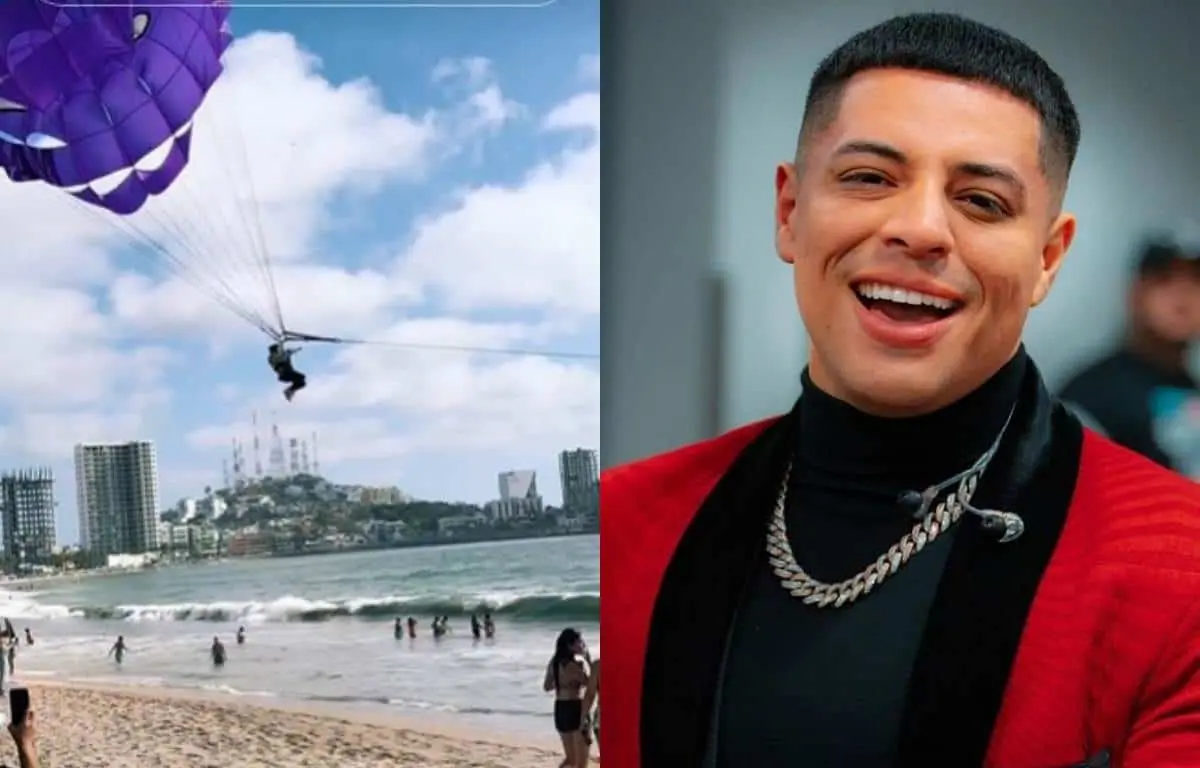Eduin Caz contrató músicos en la playa para que tocaran El Niño Perdido, un clásico de la banda sinaloense. Fotos: Especial