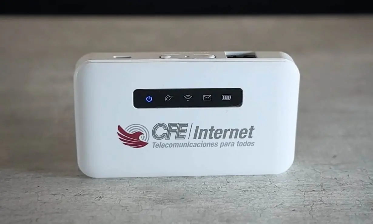 El módem de la CFE admite hasta 10 dispositivos conectados a internet. Foto: Cortesía