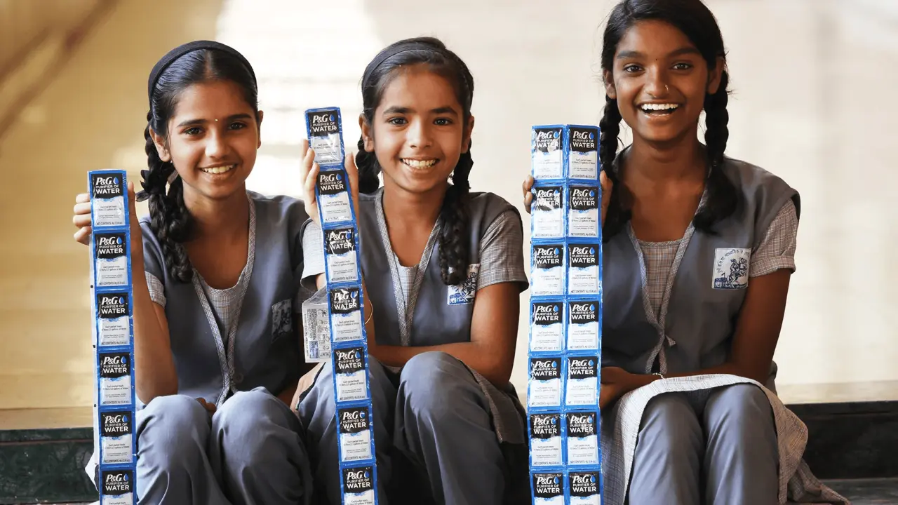 P&G y su programa para purificar el agua. Foto P&G