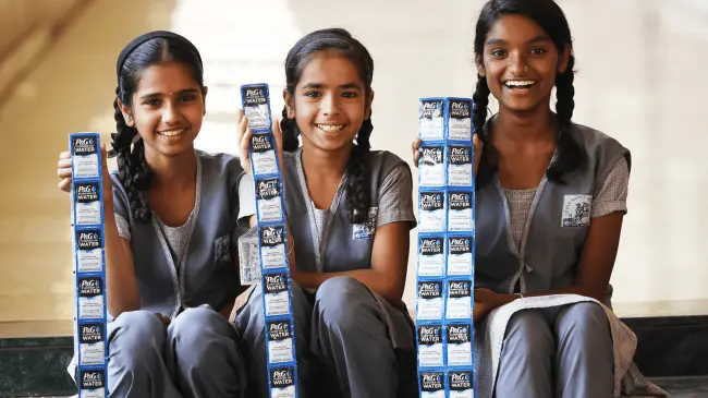 P&G y su programa para purificar el agua. Foto P&G