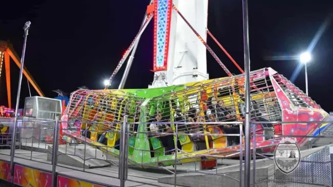 Juegos mecánicos y conciertos, son algunos de los atractivos de la Feria de Abasolo. Foto: Cortesía