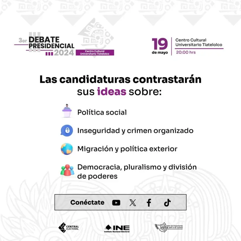 Temas debate presidencial 