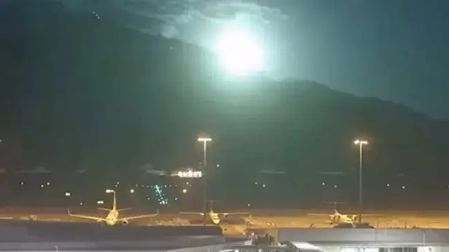 Asombrosa caída de un meteorito en Australia