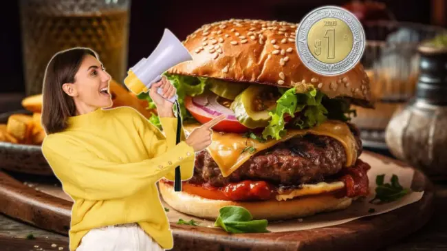 Carl’s Jr pondrá hamburguesas a 1 peso.