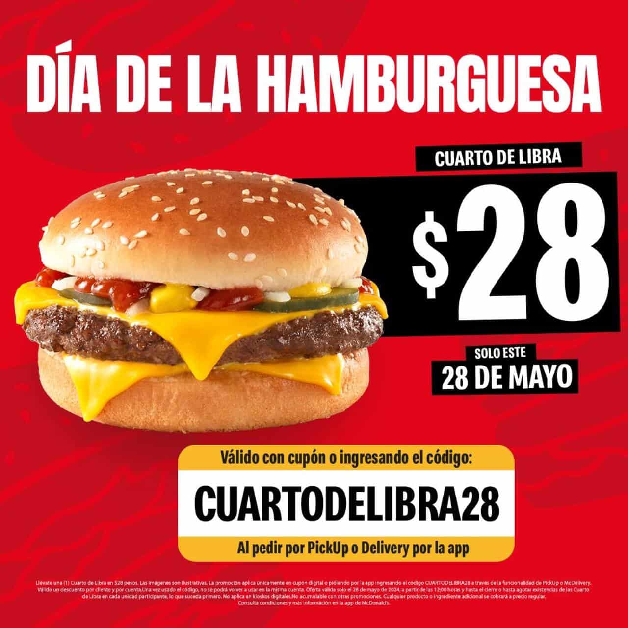 La promoción de McDonald’s por el Día de la Hamburguesa 2024.