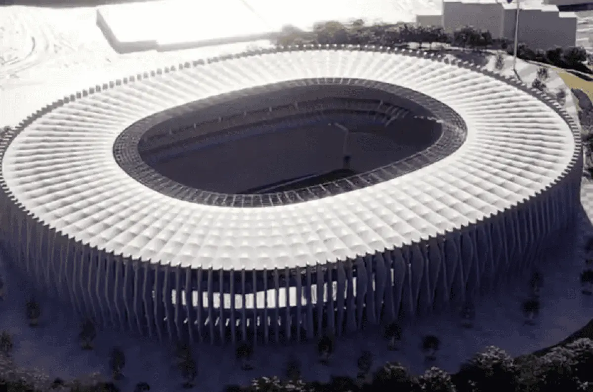 El nuevo estadio del conjunto celeste estará en la zona de Tlalnepantla, Estado de México. Foto: X