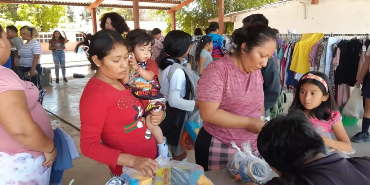 Gran estímulo para familias de trabajadores del campo el programa Vistiendo tu comunidad