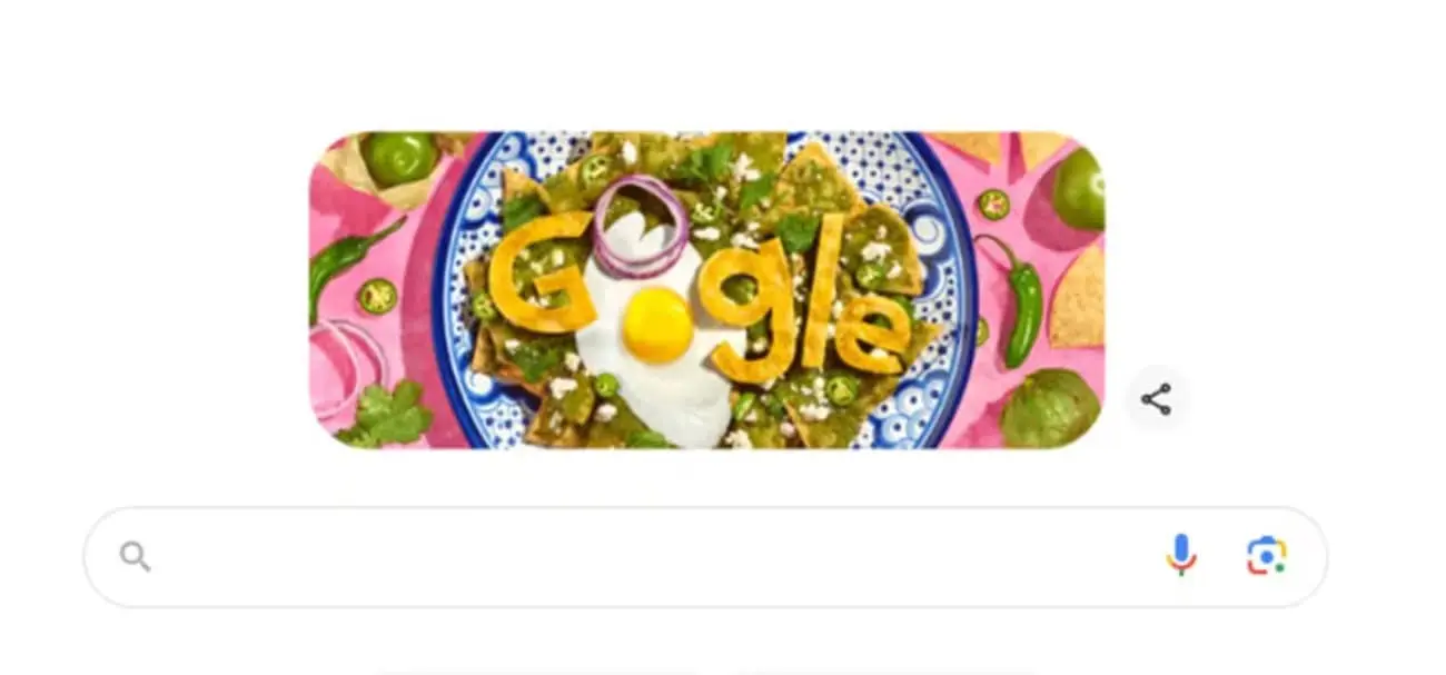 Hoy Google dedicó su Doodle a los chilaquiles y nosotros te compartimos tres ricas recetas.