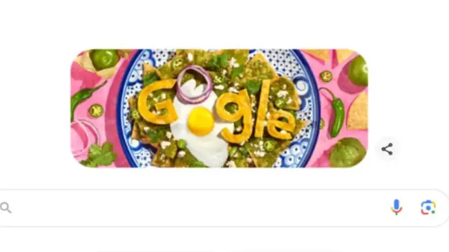 Hoy Google dedicó su Doodle a los chilaquiles y nosotros te compartimos tres ricas recetas.
