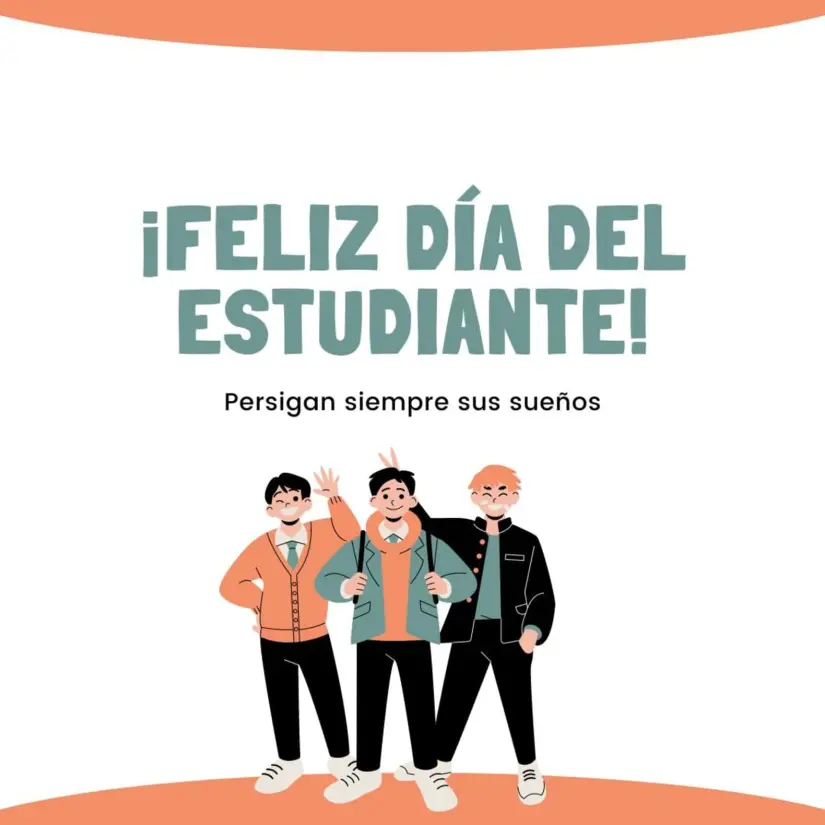 Felicita  a los estudiantes en este ocasión especial