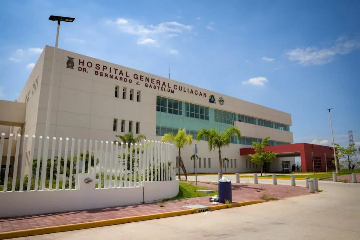 Así luce el nuevo Hospital General de Culiacán. Foto: Cortesía