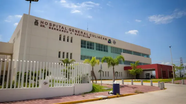 Así luce el nuevo Hospital General de Culiacán. Foto: Cortesía