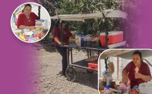 ¡Una mamá emprendedora! Fabiola lleva una década vendiendo dulces y helados en Culiacán