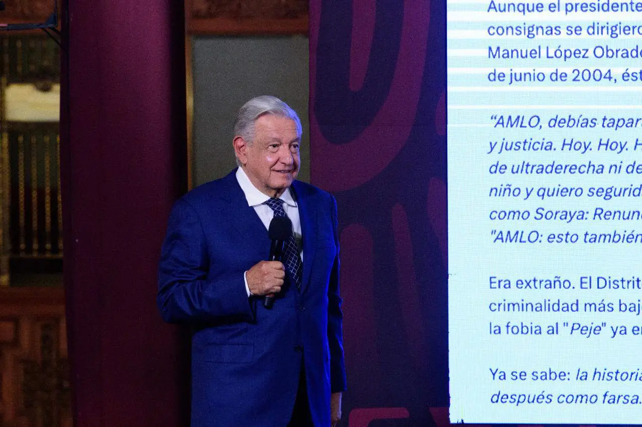 Andrés Manuel López Obrador, presidente de México.