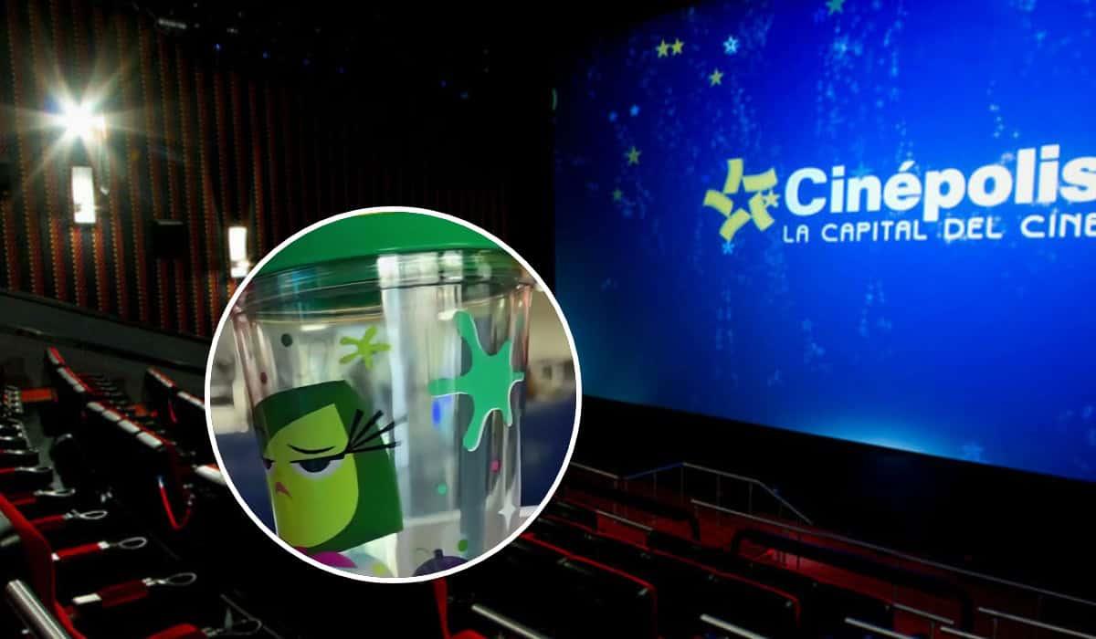 Los vasos de Intensamente 2 que venderá Cinépolis vienen con tapa. Foto: Coleccionables de Cine-Tus Buenas Noticias