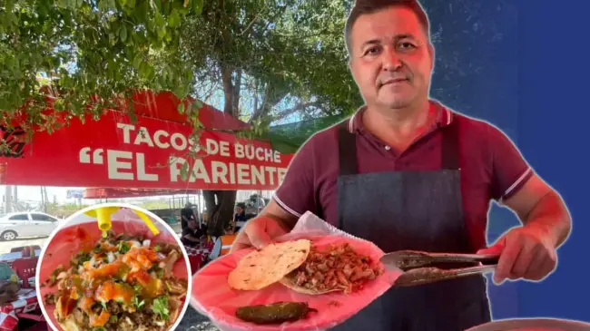 Los Tacos de Buche El Pariente han deleitado paladares por más de 10 años en Culiacán. Foto: Tus Buenas Noticias