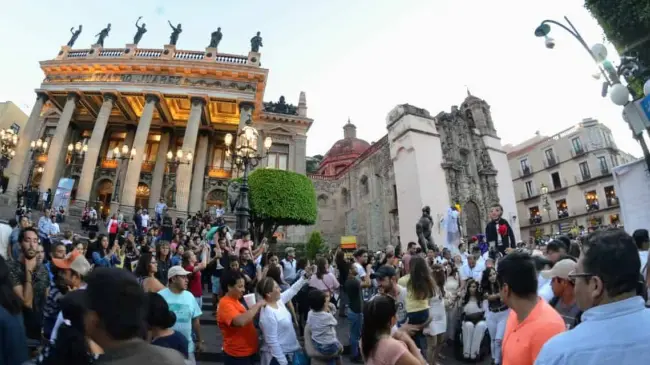 Turistas en Guanajuato. Foto El Informador del Rincón
