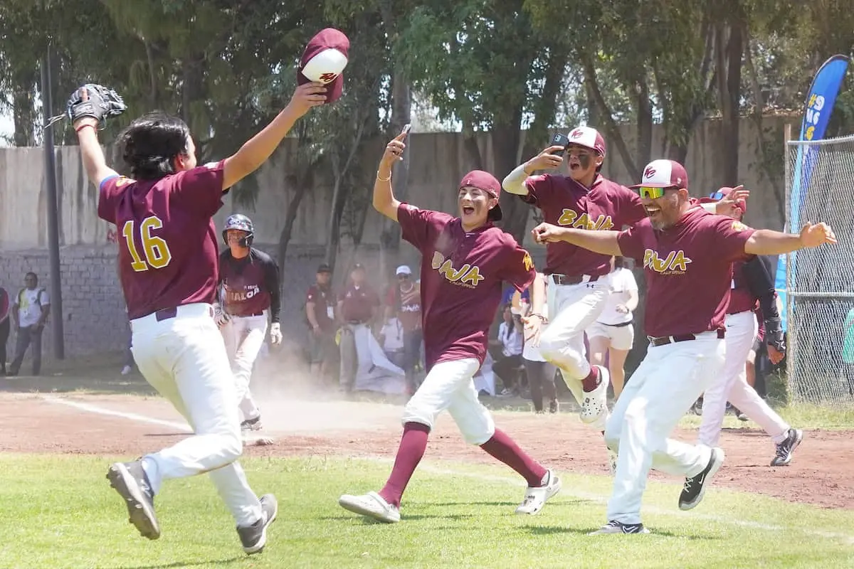 Baja California y Sonora, campeones en el beisbol de Nacionales CONADE