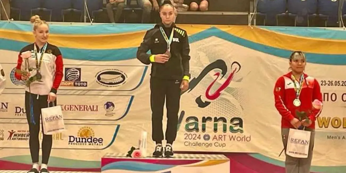 Alexa Moreno conquista bronce en su regreso a las competencias.