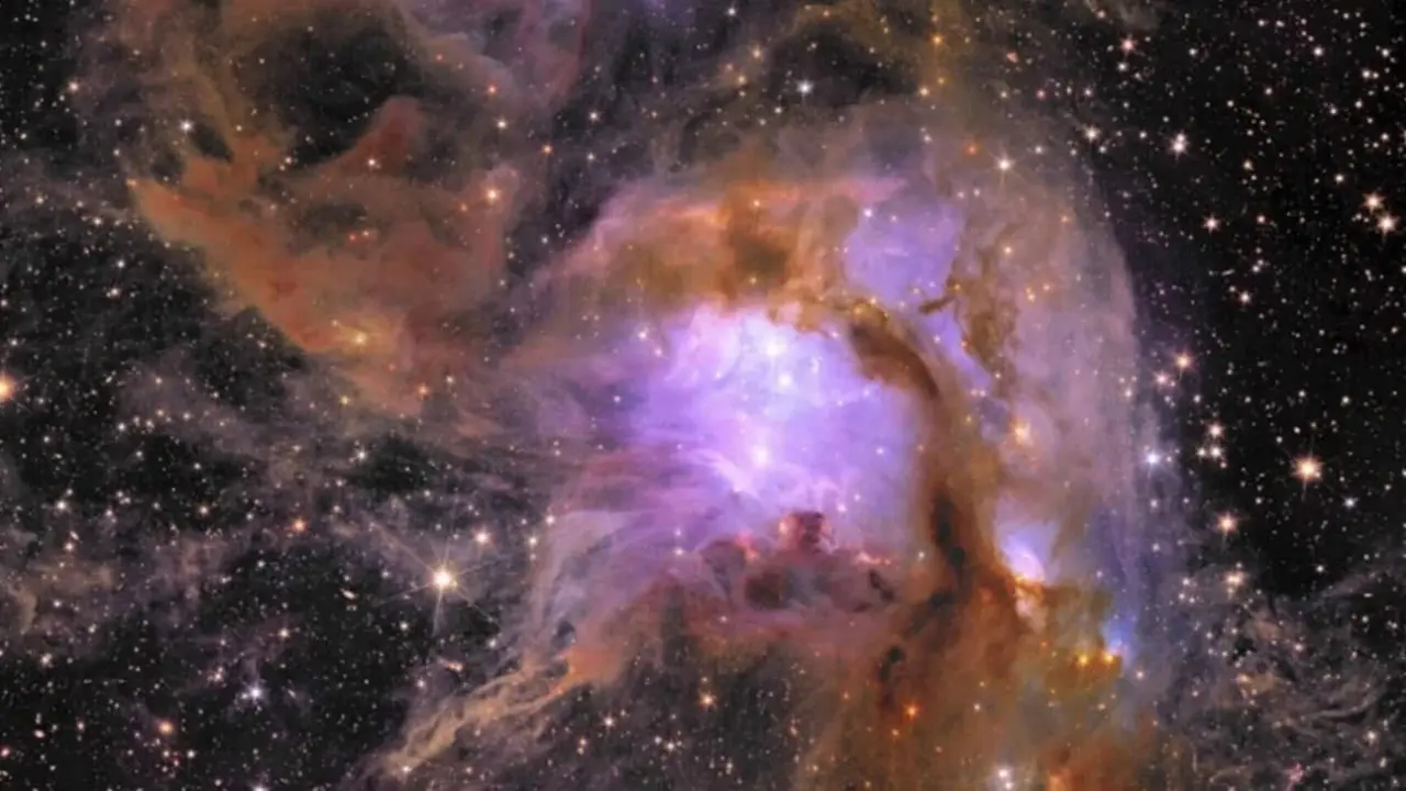 Telescopio Euclid publica fotos de estrellas jóvenes.