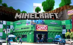 ¡Como si fuera del juego! Oxxo de Minecraft se instala en la CDMX; Así puedes visitarlo